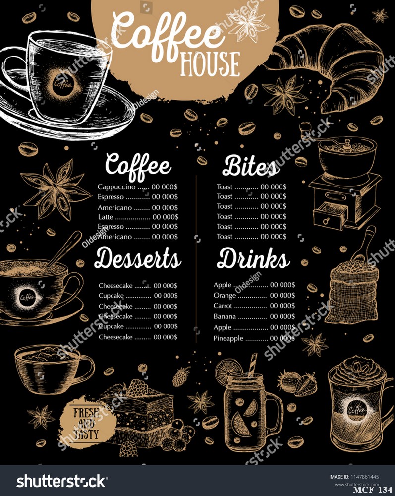 Tranh dán tường quán cà phê MCF-134